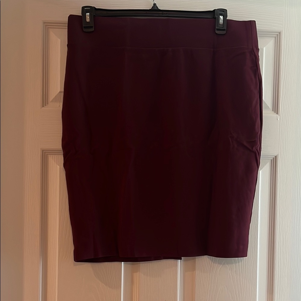 Elegant Burgundy Skirt